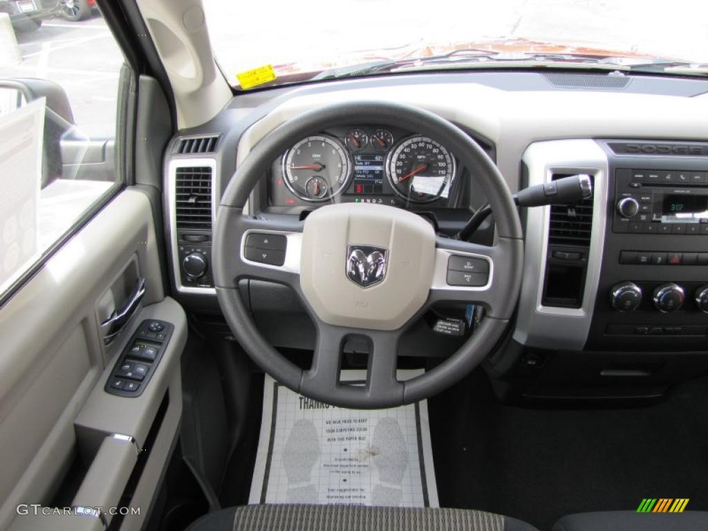 2011 Ram 1500 SLT Quad Cab - Deep Cherry Red Crystal Pearl / Dark Slate Gray/Medium Graystone photo #11