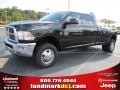 Brilliant Black Crystal Pearl - Ram 3500 HD SLT Crew Cab 4x4 Dually Photo No. 1