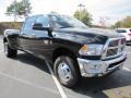 Brilliant Black Crystal Pearl 2011 Dodge Ram 3500 HD SLT Crew Cab 4x4 Dually Exterior