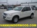 2010 White Suede Ford Explorer XLT  photo #1