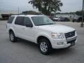 2010 White Suede Ford Explorer XLT  photo #3