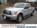 2010 Ingot Silver Metallic Ford F150 XLT SuperCab 4x4  photo #2