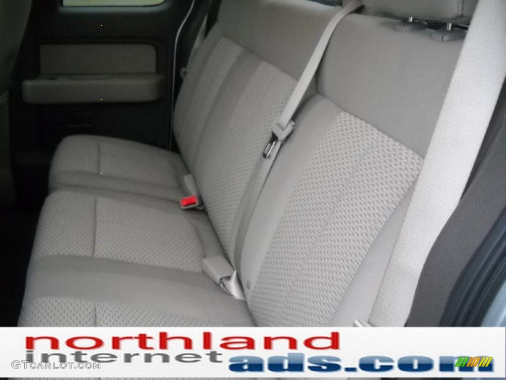 2010 F150 XLT SuperCab 4x4 - Ingot Silver Metallic / Medium Stone photo #15