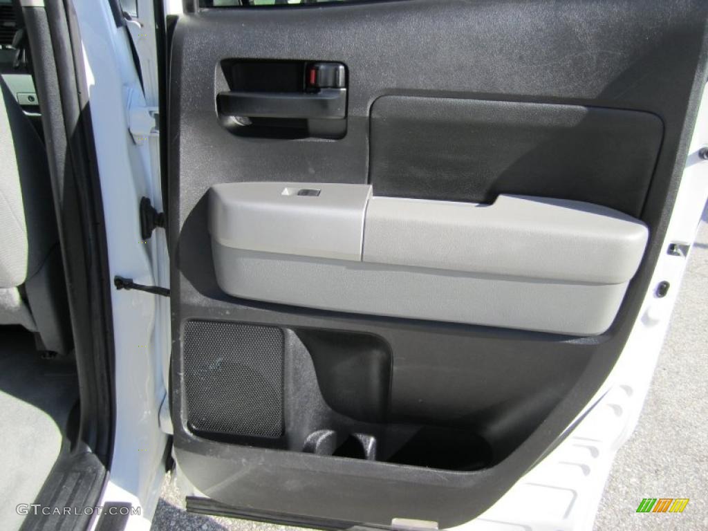 2008 Toyota Tundra SR5 Double Cab 4x4 Graphite Gray Door Panel Photo #39294491