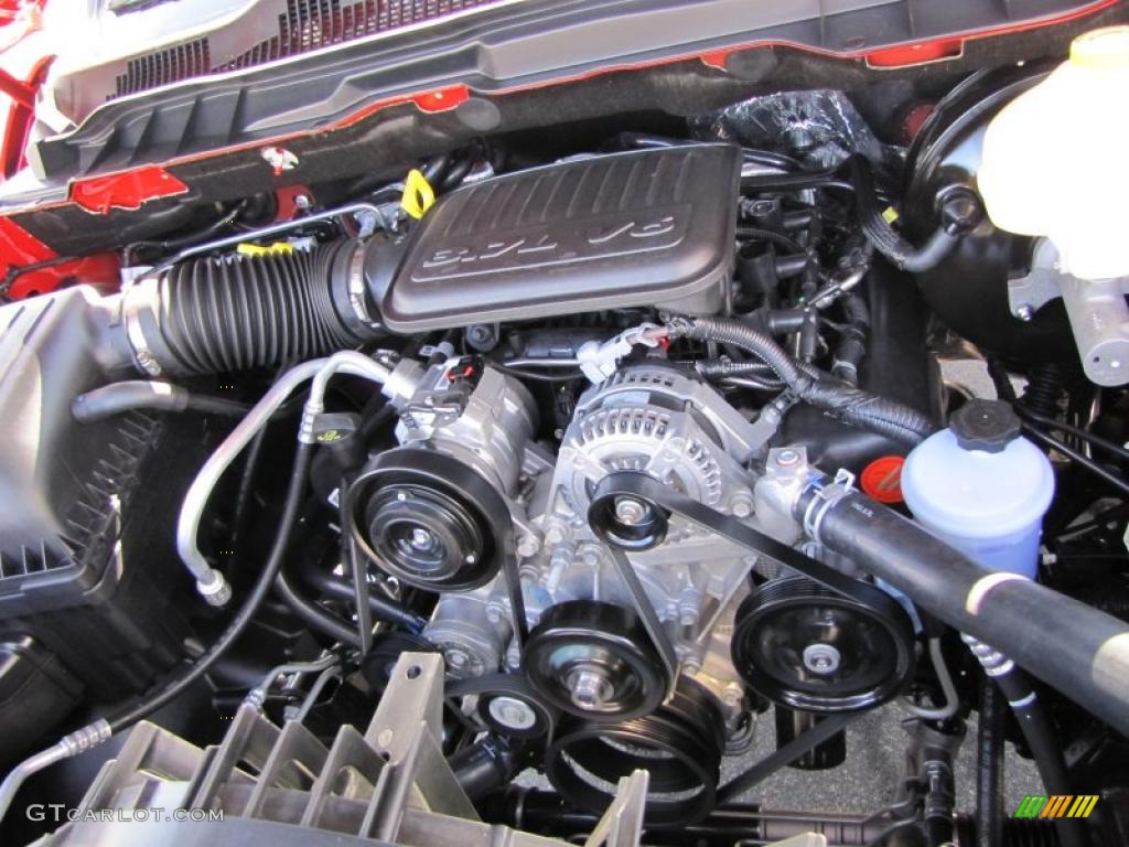 2011 Dodge Ram 1500 ST Quad Cab 3.7 Liter SOHC 12-Valve V6 Engine Photo #39294735