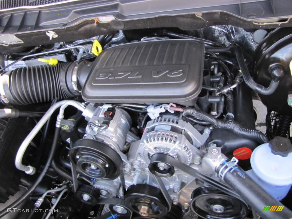 2011 Dodge Ram 1500 ST Quad Cab 3.7 Liter SOHC 12-Valve V6 Engine Photo #39295443