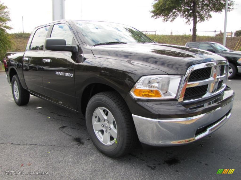 Rugged Brown Pearl 2011 Dodge Ram 1500 SLT Crew Cab Exterior Photo #39295551