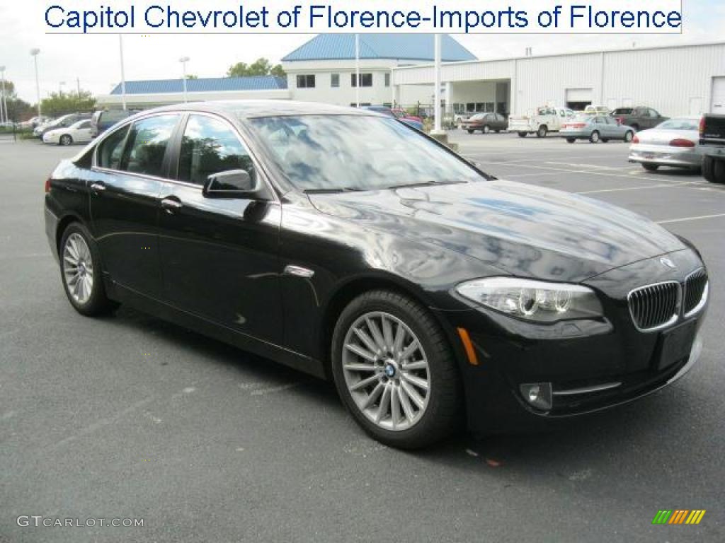 Jet Black 2011 BMW 5 Series 535i Sedan Exterior Photo #39296135