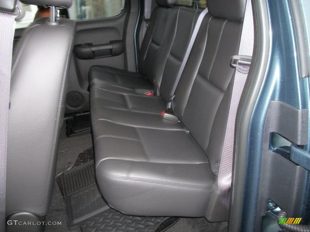 Ebony Interior 2011 Chevrolet Silverado 2500HD LTZ Extended Cab 4x4 Photo #39296431