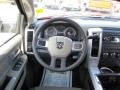 Dark Slate Gray 2011 Dodge Ram 3500 HD Big Horn Crew Cab Dually Steering Wheel