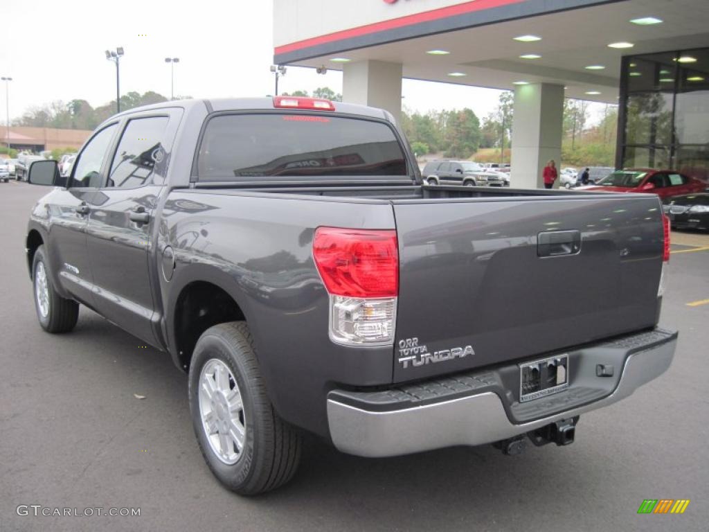 2011 Tundra CrewMax - Magnetic Gray Metallic / Graphite Gray photo #3