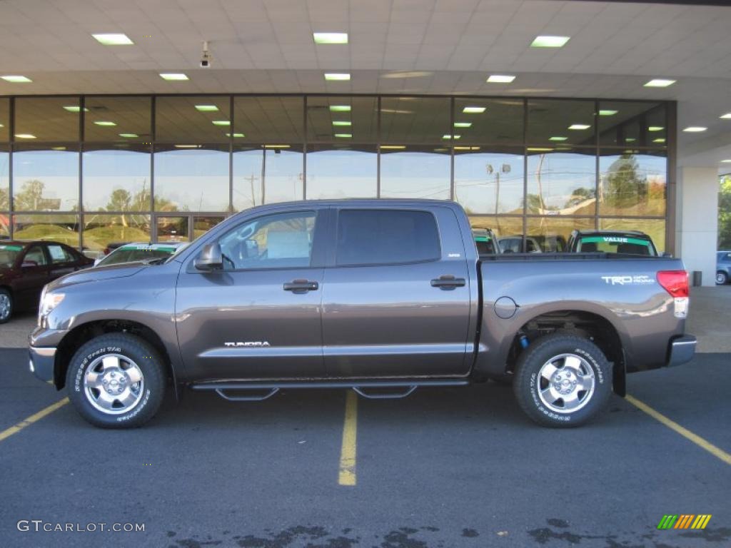 2011 Tundra TRD CrewMax - Magnetic Gray Metallic / Graphite Gray photo #2