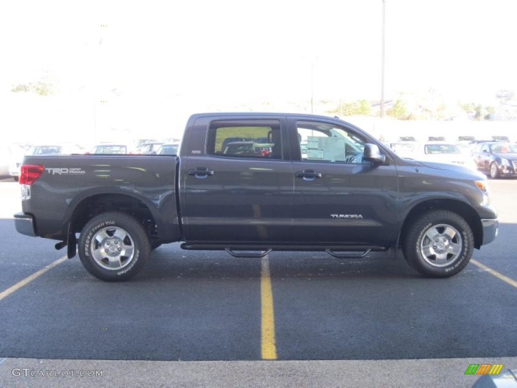 2011 Tundra TRD CrewMax - Magnetic Gray Metallic / Graphite Gray photo #6