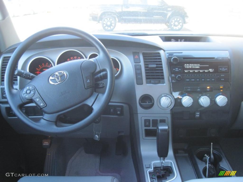 2011 Toyota Tundra TRD CrewMax Graphite Gray Dashboard Photo #39297495