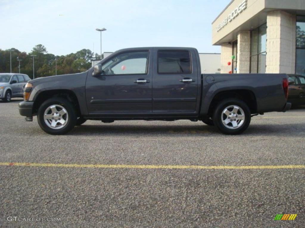 Dark Gray Metallic 2009 Chevrolet Colorado LT Crew Cab Exterior Photo #39297551