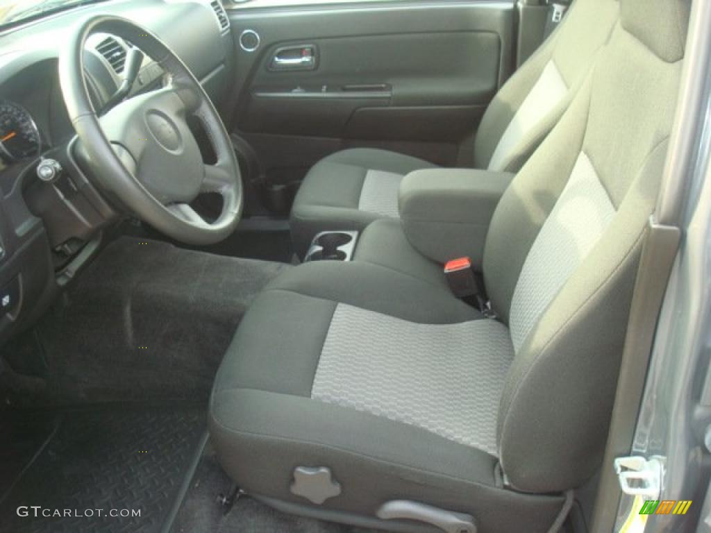 Ebony Interior 2009 Chevrolet Colorado LT Crew Cab Photo #39297663