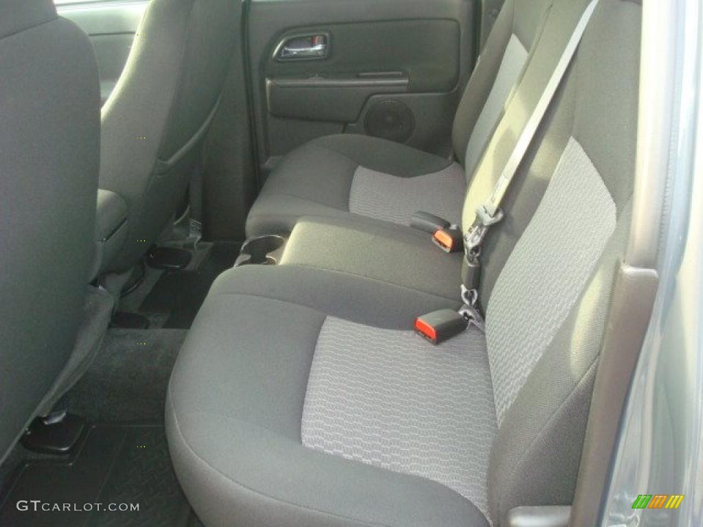 Ebony Interior 2009 Chevrolet Colorado LT Crew Cab Photo #39297679