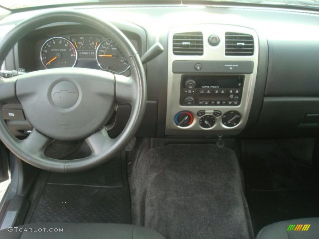2009 Chevrolet Colorado LT Crew Cab Ebony Dashboard Photo #39297691