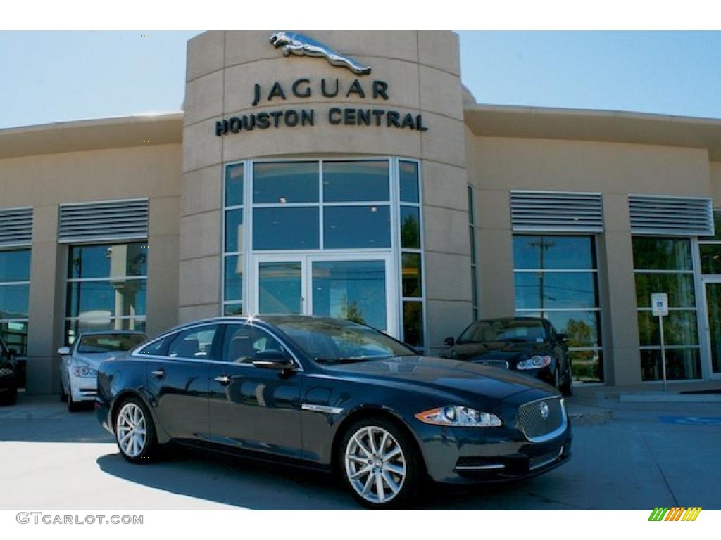 Indigo Metallic Jaguar XJ