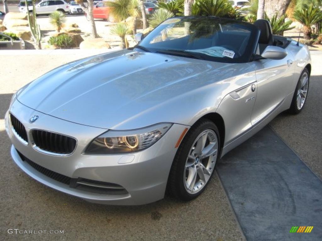 2010 Z4 sDrive30i Roadster - Titanium Silver Metallic / Black photo #1