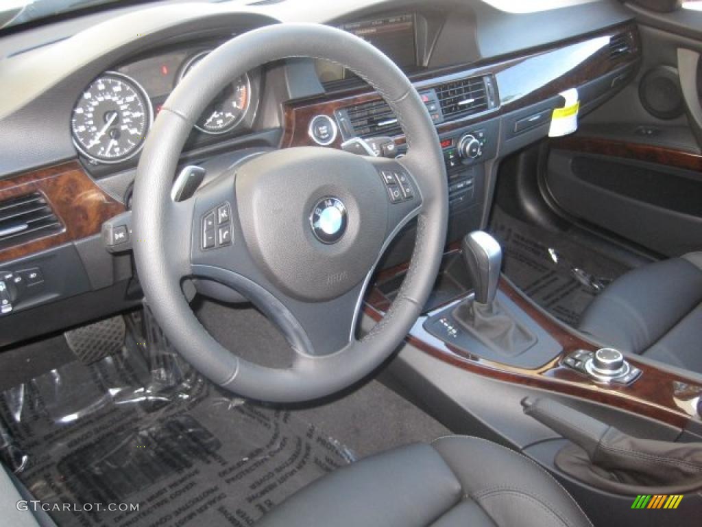 Black Interior 2011 BMW 3 Series 335i Sedan Photo #39299257