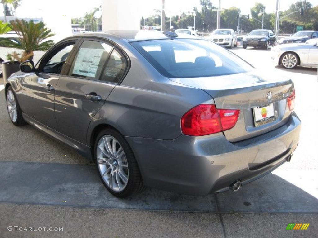 2011 3 Series 335i Sedan - Space Gray Metallic / Black photo #3