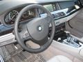 2010 BMW 5 Series Gray Interior Prime Interior Photo