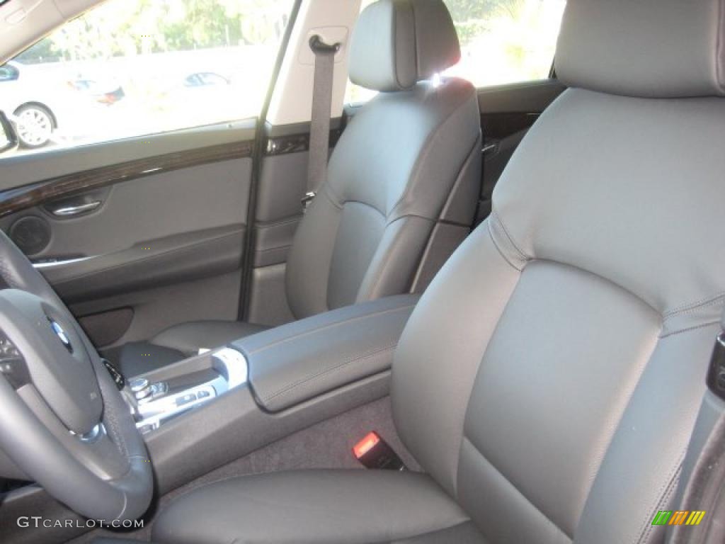 Black Interior 2010 BMW 5 Series 535i Gran Turismo Photo #39299657