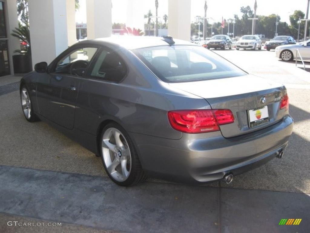 2011 3 Series 335i Coupe - Space Gray Metallic / Black photo #3