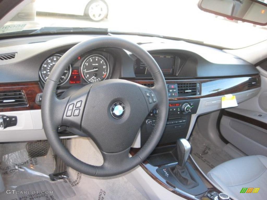 Gray Dakota Leather Interior 2011 BMW 3 Series 328i Sedan Photo #39299997