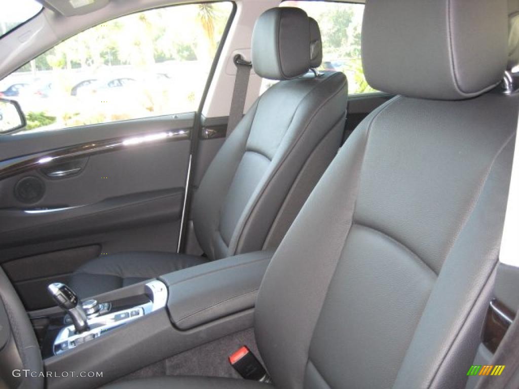 Black Interior 2010 BMW 5 Series 535i Gran Turismo Photo #39300237