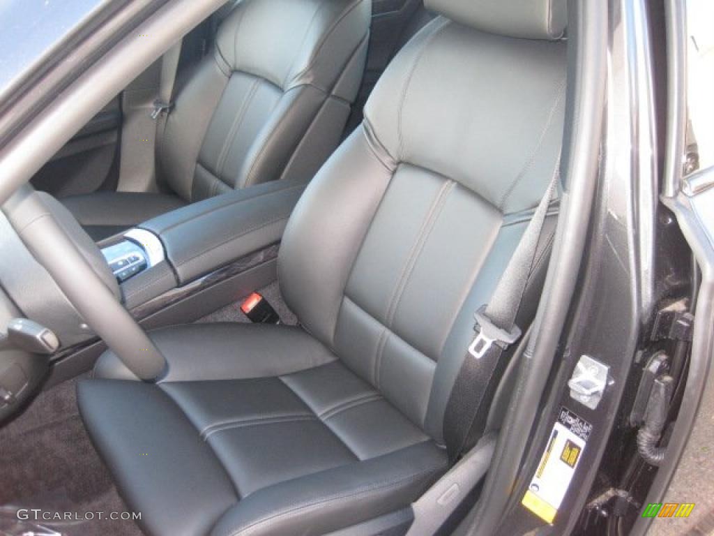 Black Interior 2011 BMW 7 Series 750i Sedan Photo #39300305