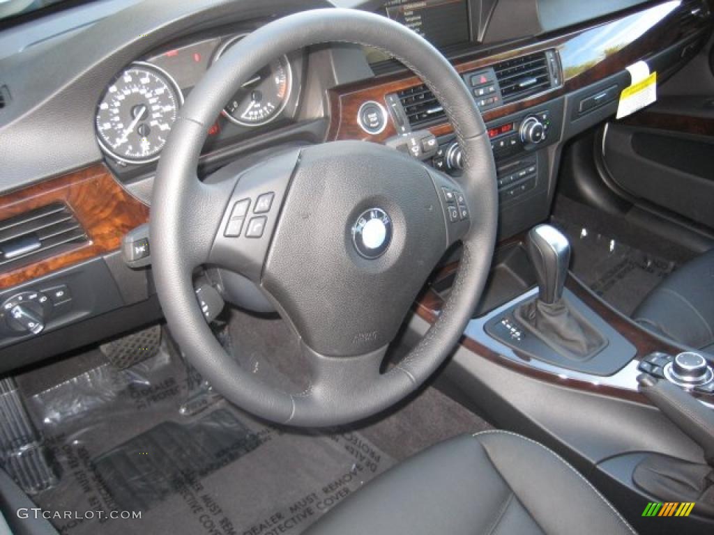 Black Interior 2011 BMW 3 Series 335d Sedan Photo #39300653
