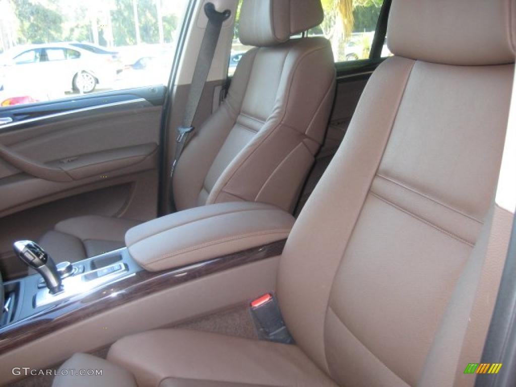 Tobacco Nevada Leather Interior 2011 BMW X5 xDrive 35d Photo #39300757