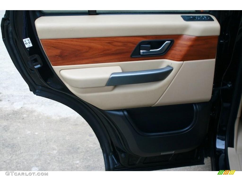 2008 Land Rover Range Rover Sport HSE Almond Door Panel Photo #39300869