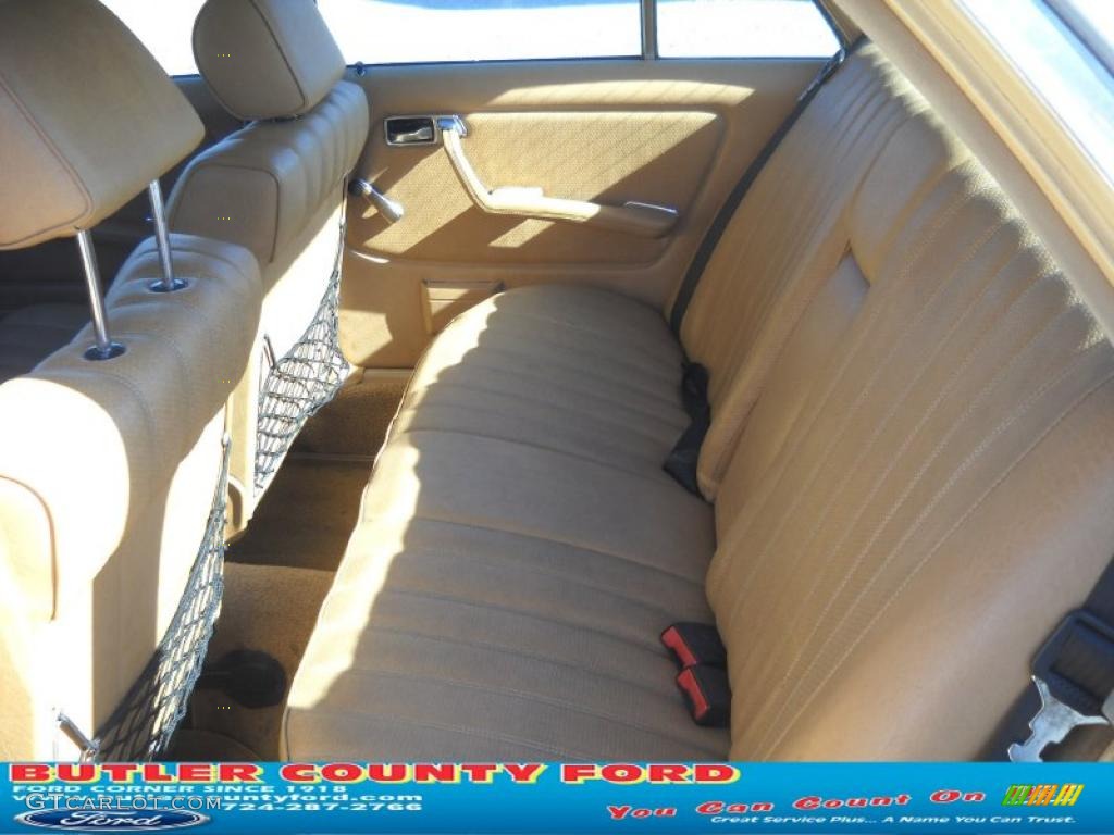 1981 Mercedes-Benz E Class 240 D Sedan Interior Color Photos