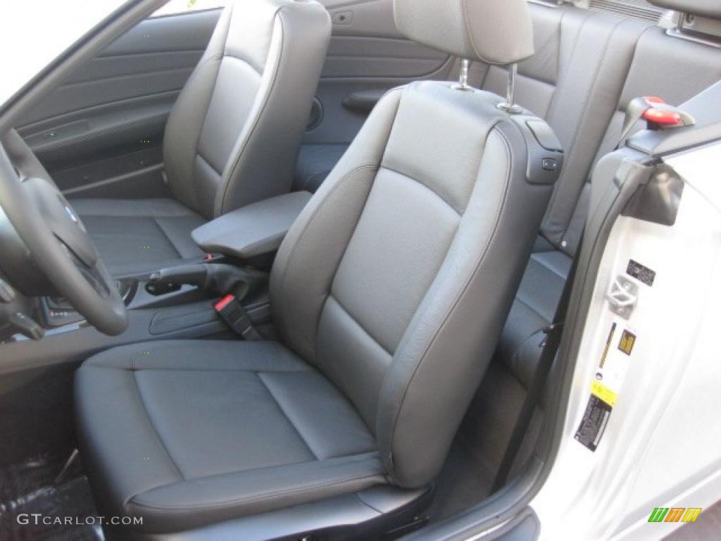 Black Interior 2011 BMW 1 Series 128i Convertible Photo #39301569