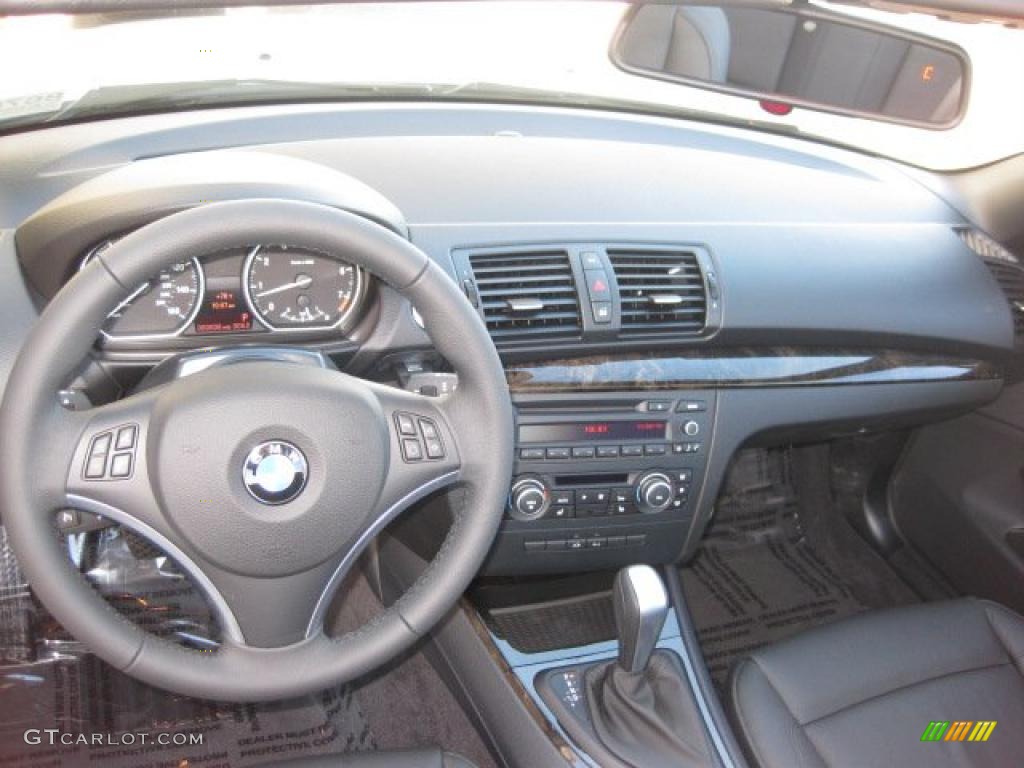 2011 1 Series 128i Convertible - Titanium Silver Metallic / Black photo #6