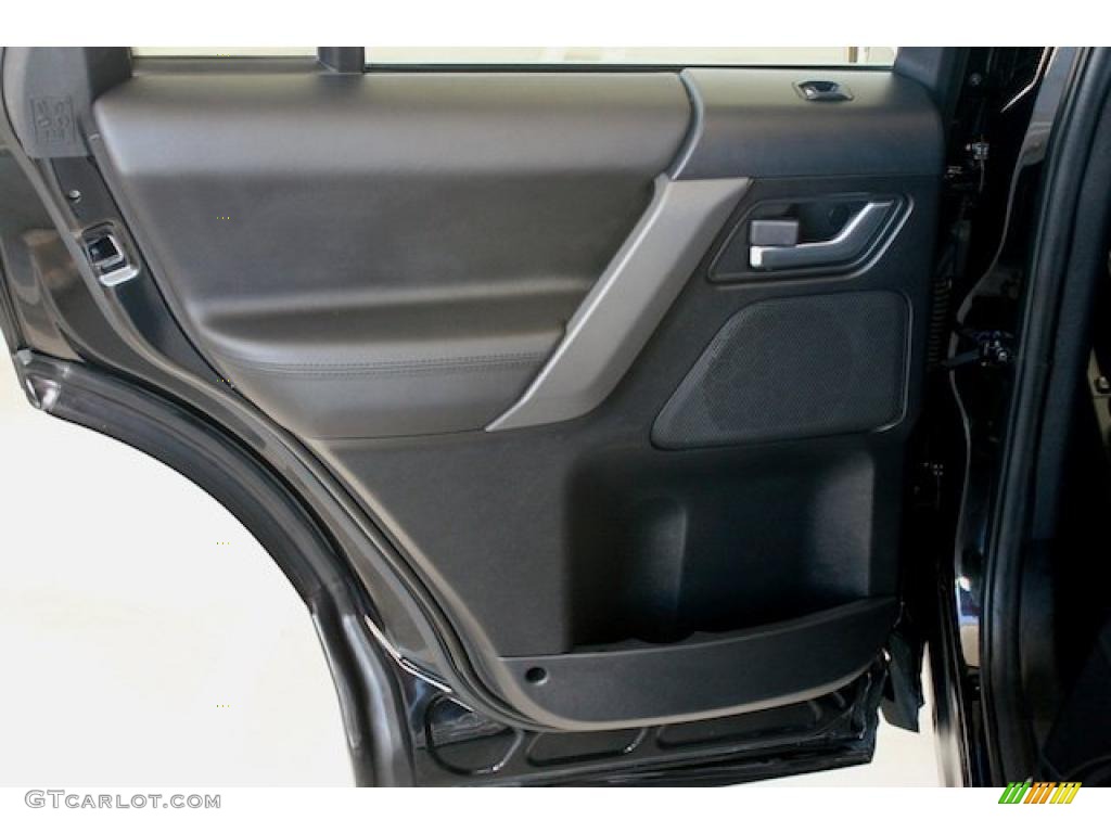 2009 Land Rover LR2 HSE Ebony Black Door Panel Photo #39302429