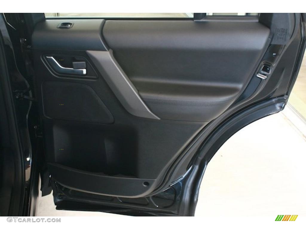 2009 Land Rover LR2 HSE Ebony Black Door Panel Photo #39302445