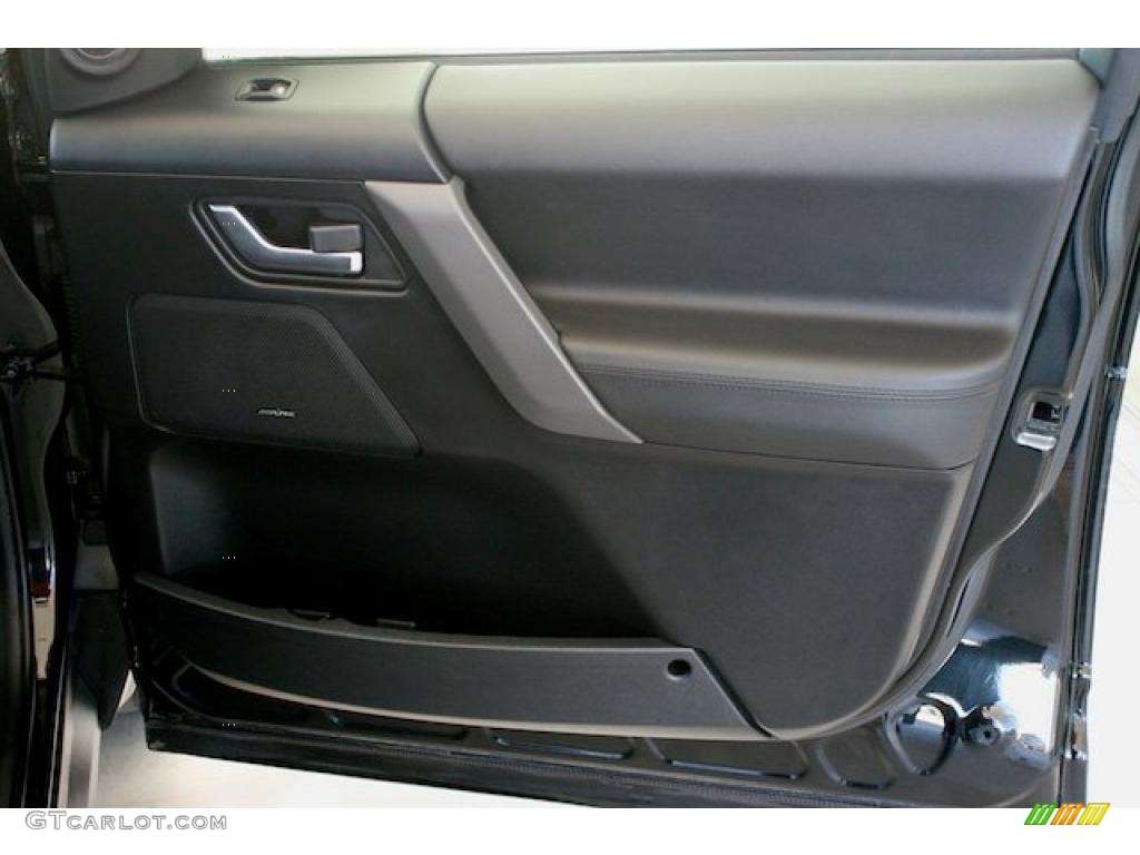 2009 Land Rover LR2 HSE Ebony Black Door Panel Photo #39302461