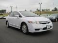 Spectrum White Pearl - Civic Hybrid Sedan Photo No. 7