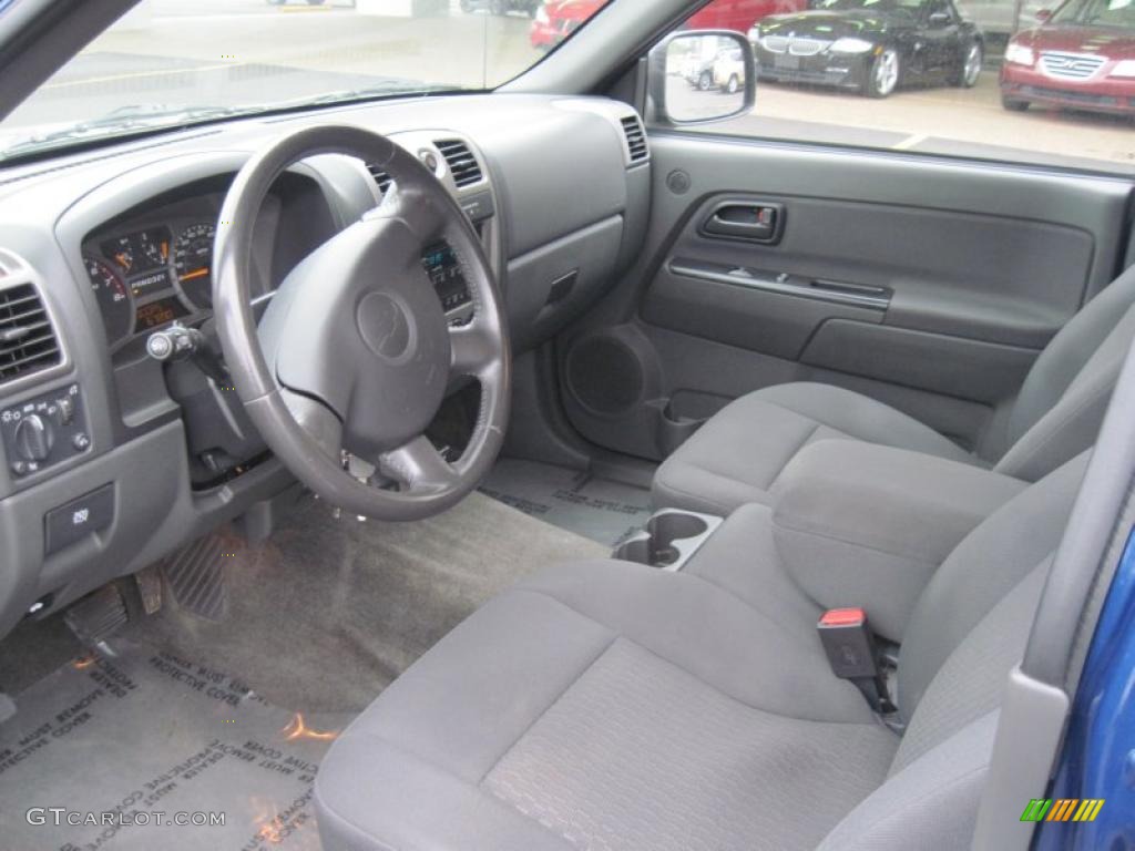 Very Dark Pewter Interior 2006 Chevrolet Colorado LT Crew Cab Photo #39302981