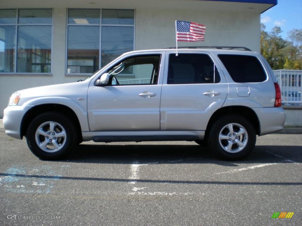 2006 Tribute i 4WD - Platinum Silver Metallic / Dark Flint Gray photo #4