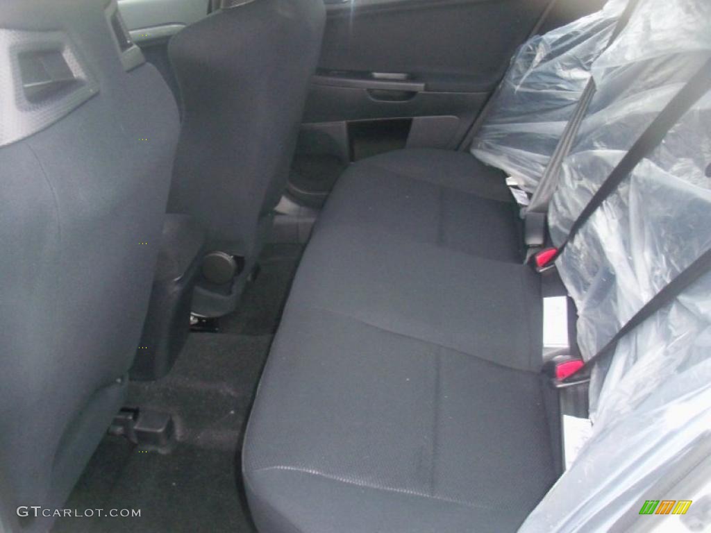 2011 Lancer Evolution GSR - Wicked White / Black photo #3