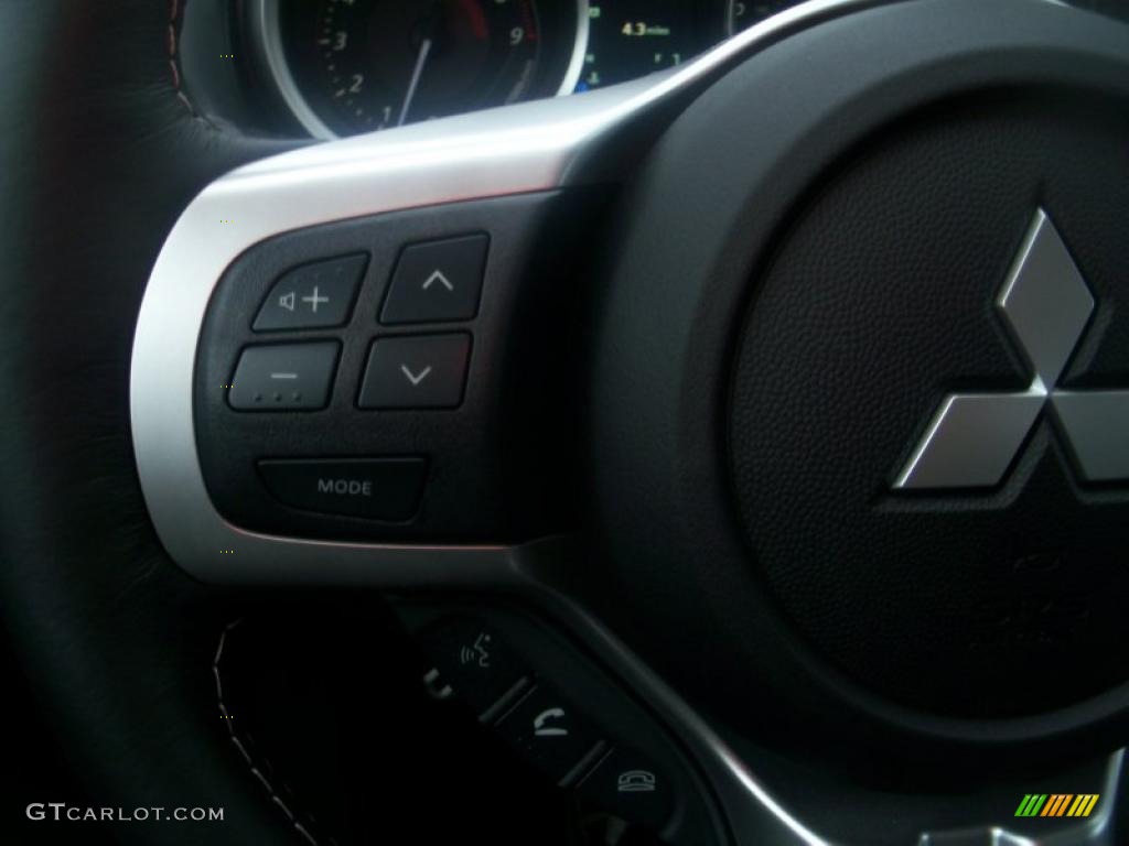 2011 Lancer Evolution GSR - Wicked White / Black photo #7