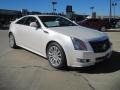 White Diamond Tricoat 2011 Cadillac CTS Coupe Exterior