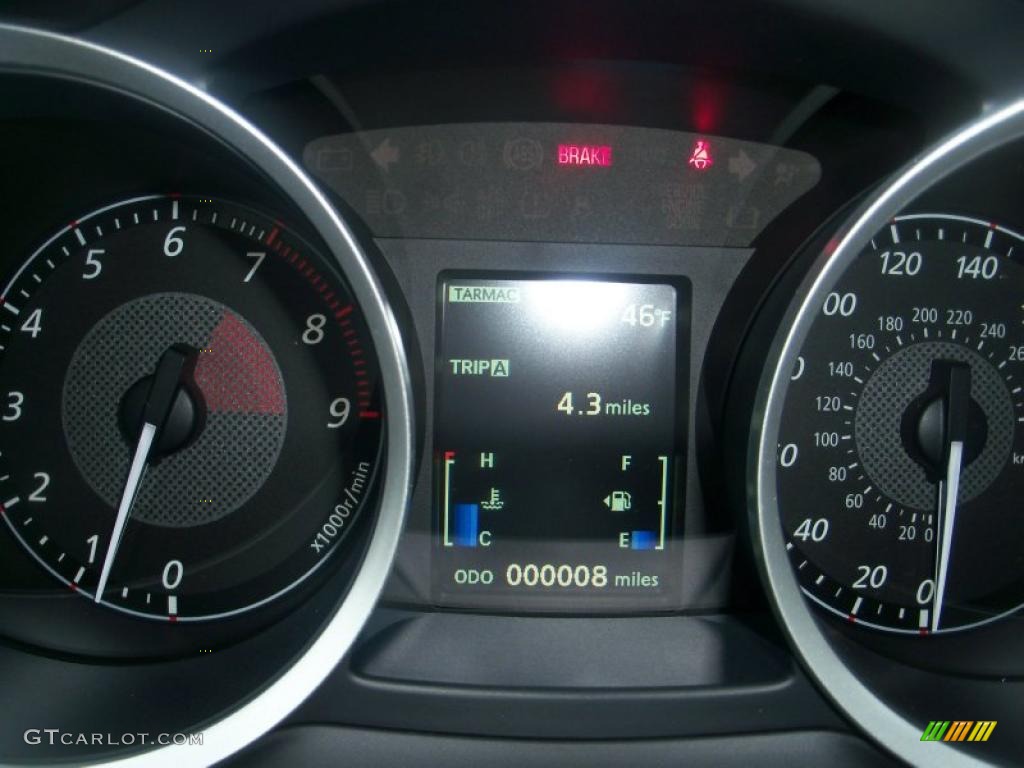 2011 Mitsubishi Lancer Evolution GSR Gauges Photo #39304749