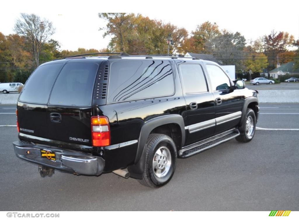 Black 2003 Chevrolet Suburban 1500 LS 4x4 Exterior Photo #39304981
