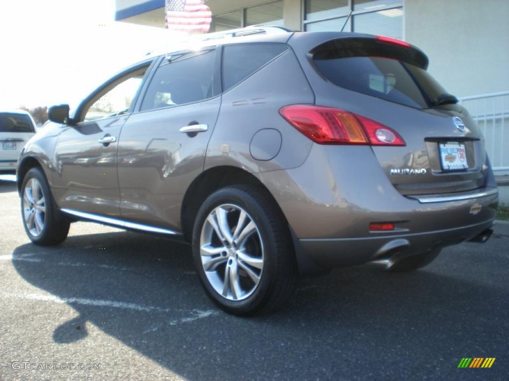 2009 Murano LE AWD - Tinted Bronze Metallic / Beige photo #5